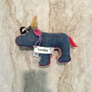 Twoolies one of a kind wool animal figures. New with tag